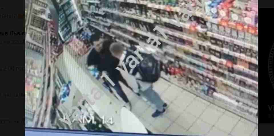 Біля Львова в магазині учаснику АТО розбили голову: момент зафіксований на камеру (ВІДЕО)
