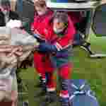 До львівської лікарні гелікоптером доставлено пацієнта з Червонограда