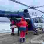 До Львова гелікоптером доставили літнього чоловіка, який впав з висоти (ФОТО)