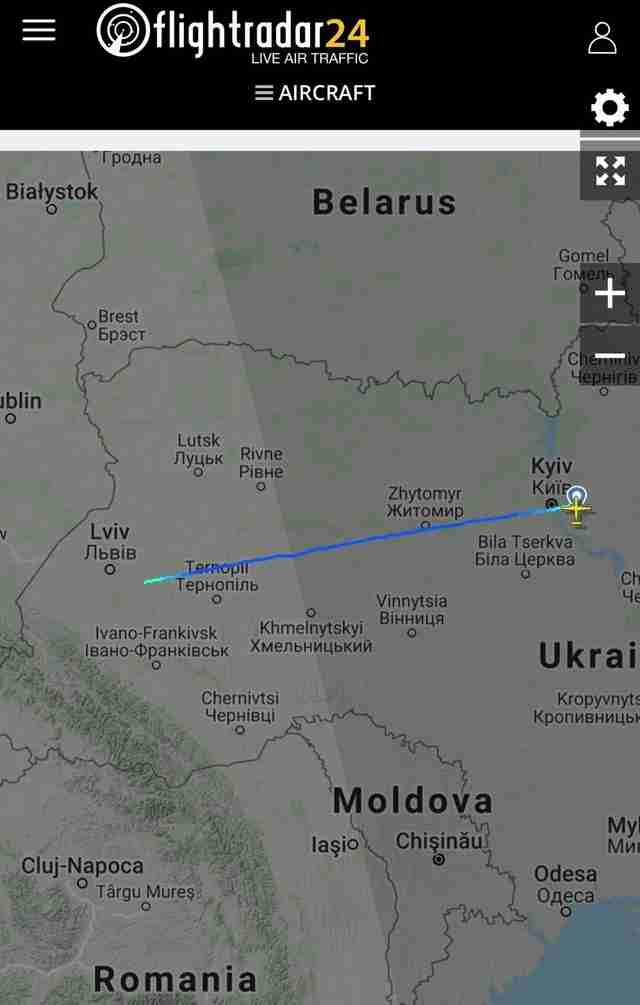 До Львова прибув літак Повітряних сил Великої Британії