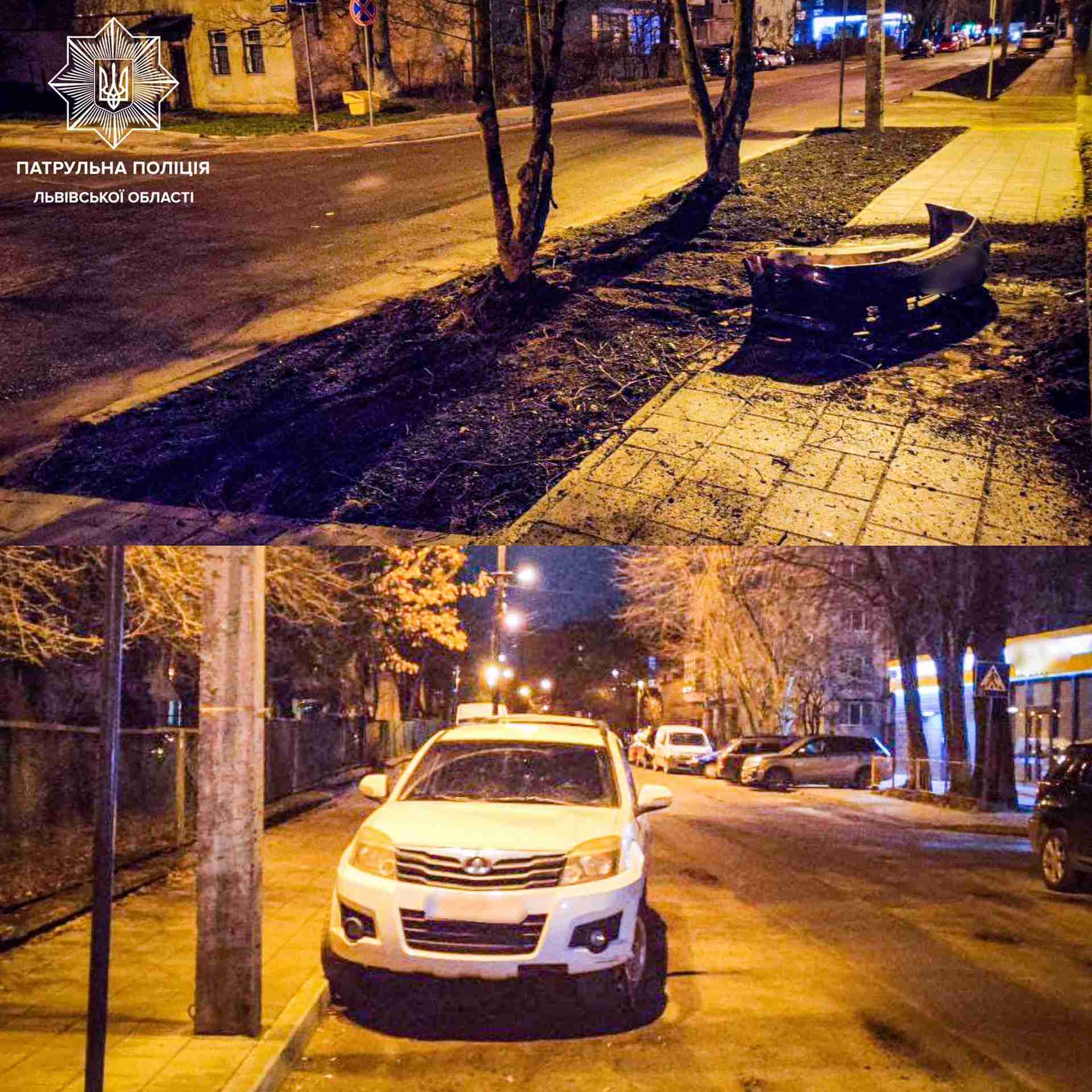 Двоє п'яних водіїв скоїли ДТП: один з них навіть спробував втекти з місця події у Львові (ФОТО)