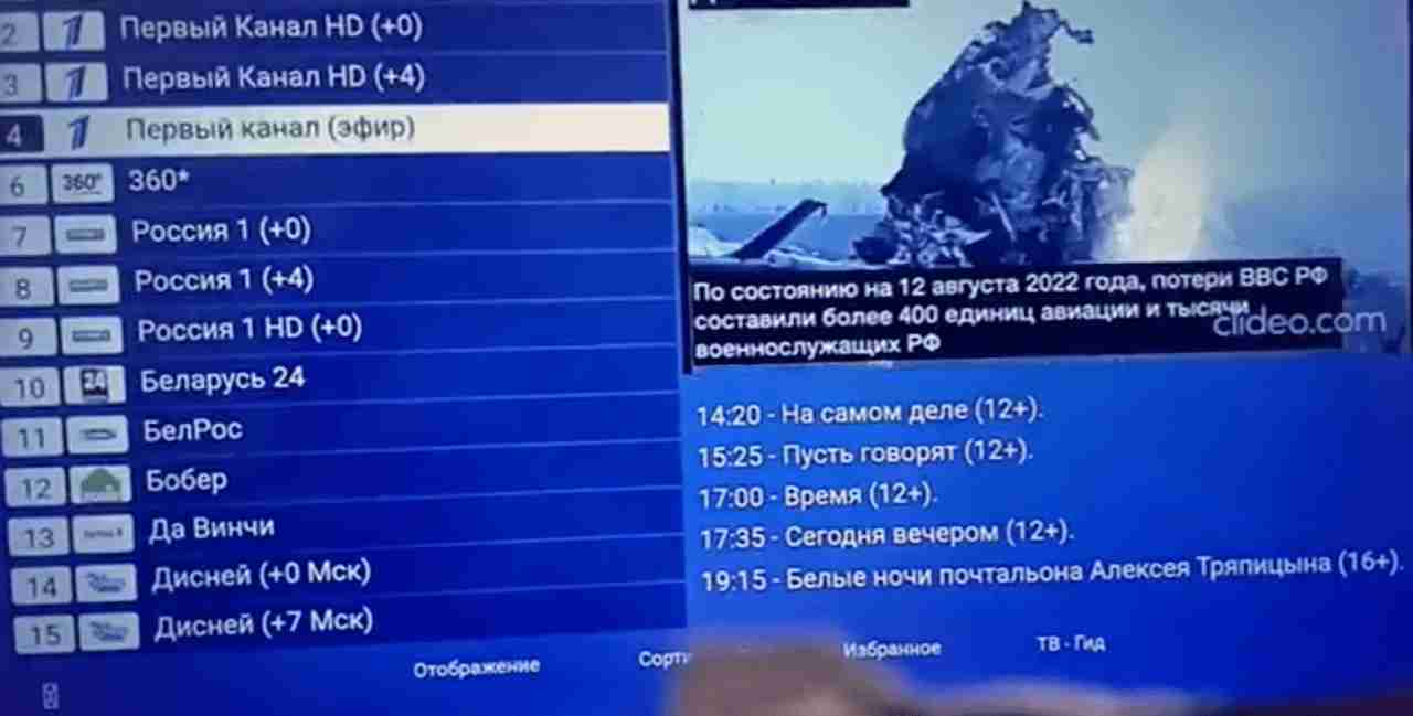 Хакери зламали російське ТБ і показали кадри поразки військових рф в Україні (відео)