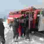 Хвору дитину через замети на Житомирщині везли до швидкої кінною підводою (фото)
