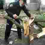 На Херсонщині пронісся торнадо: ліквідувати наслідки людям допомагають поліцейські (фото)