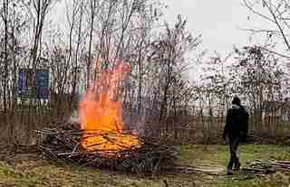 На Львівщині покарали чоловіка, який спалював суху траву на міському кладовищі (ФОТО)