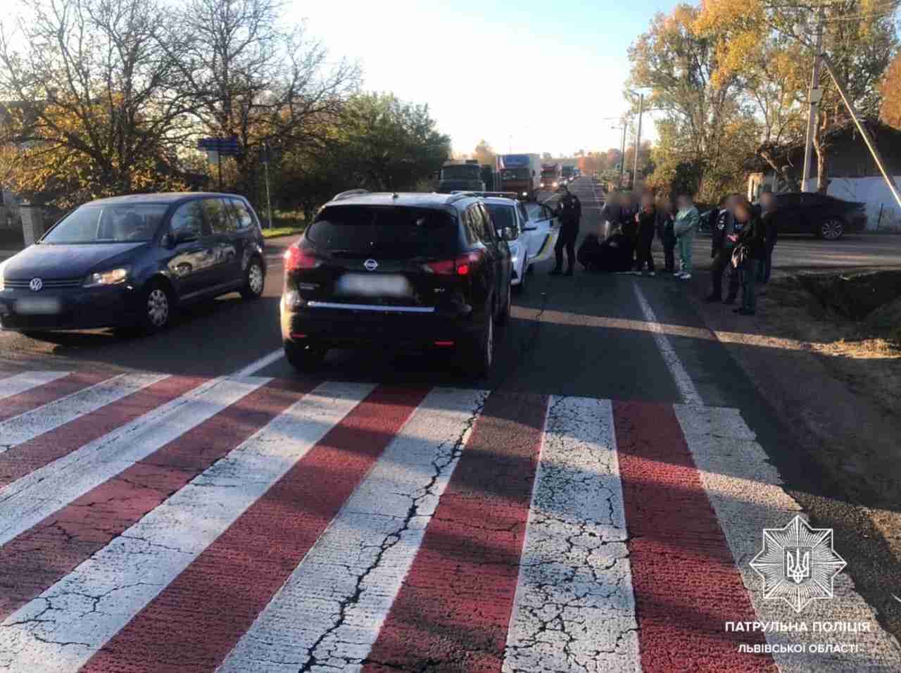На Львівщині водійка збила на пішохідному переході дитину (ФОТО)