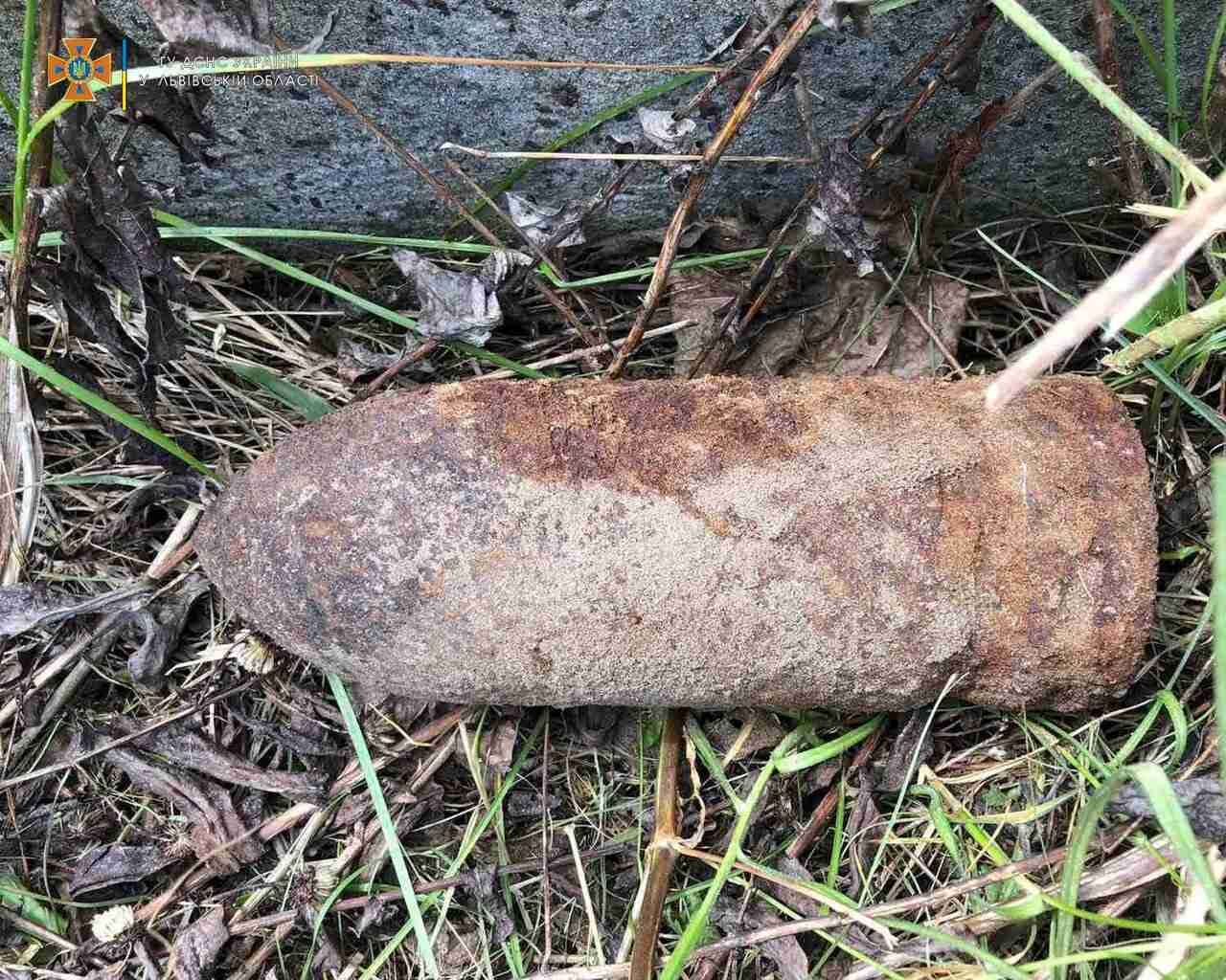 На Львівщині знайшли снаряди на міському кладовищі та на лісовій дорозі (ФОТО)