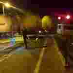 На Львівщині п’яний водій мікроавтобуса вчинив ДТП і врізався в локомотив (фото)