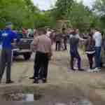 На Львівщині підняли автівку з річки Дністер (фото, відео)