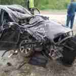 На Львівщині сталася страшна ДТП: автомобіль перетворився на купу брухту, всі залишились живі