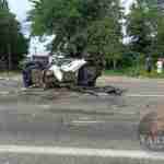 На Львівщині сталася жахлива аварія: уламки розкидані по всій дорозі (фото)