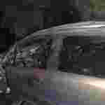 На Львівщині внаслідок пожежі згорів автомобіль «OPEL Zafira» (фото)