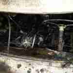 На Львівщині згорів автомобіль Міністерства оборони, є загиблий (фото)
