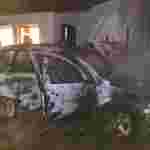 На Львівщині згорів вщент автомобіль «Toyota RAV 4» (фото)