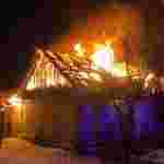 На Львівщині згорів житловий будинок