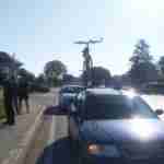 На Львівщині житомирянин протягнув поліцейського 30 метрів за автомобілем (фото)