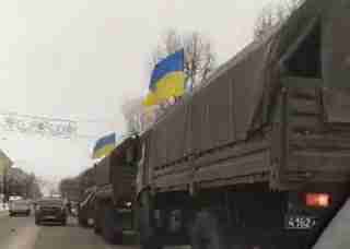 на росії перелякалися танків з українською символікою (ВІДЕО)