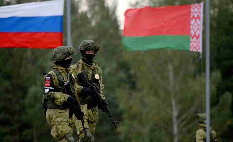 На росії пройшли навчання військові з білорусі