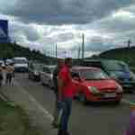 На Старосамбірщині протестувальники третій день перекривають трасу: авто Козицького не пропустили (фото)