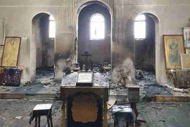 На Тернопільщині невідомі підпалили церкву УПЦ (МП) (ФОТО)