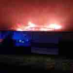 На Закарпатті згоріла лижна фабрика (фото)
