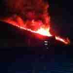 На Закарпатті згоріла лижна фабрика (фото)
