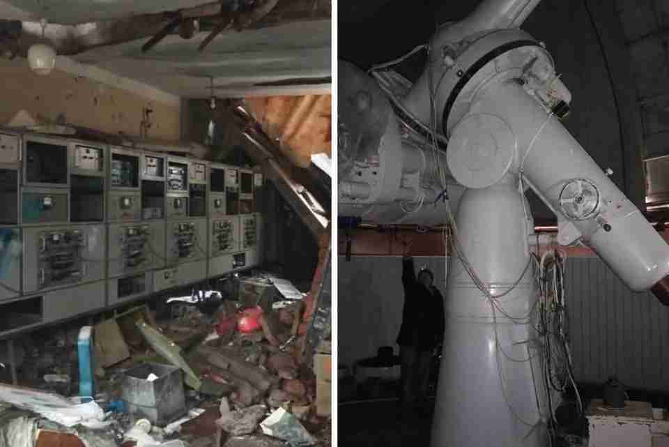 Окупанти зруйнували вщент Харківську обсерваторію та пошкодили найбільший в Європі радіотелескоп