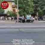 П’яний автомийник викрав машину клієнта та вчинив ДТП в Києві (відео 18+)