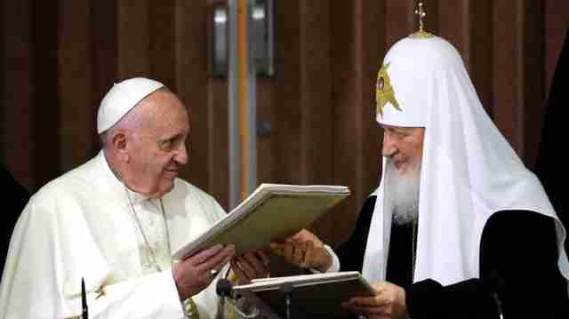 Папа Римський скасував зустріч з патріархом кирилом