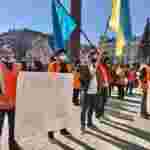 Пересування в «червоних» зонах повинні бути однакові: на Прикарпатті відбувся страйк (фото)