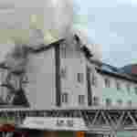 Правоохоронці назвали попередню причину масштабної пожежі в готелі на Київщині (ВІДЕО)