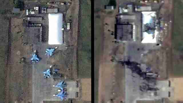 російський аеродром «Морозовськ» атакували 70 безпілотників