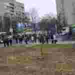 Сьогодні львів’яни вийшли на протест біля поліклініки на Мазепи: чого вимагають (фото)