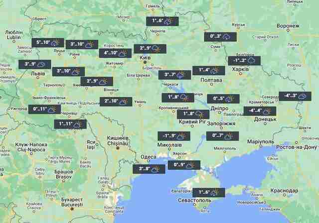 У четвер Україну розігріє до +12°, а до кінця тижня стане ще тепліше (КАРТА)