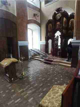 У Харкові росіяни пошкодили Успенський собор