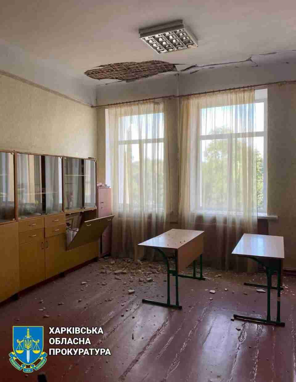 У Харкові російська ракета влучила на територію школи (ФОТО)