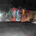 У Харкові вантажівка розчавила таксі з пасажирами (ВІДЕО, ФОТО)