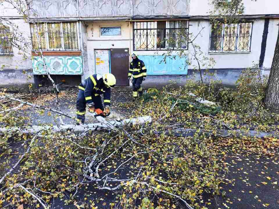 У Києві через сильний вітер є людські жертви (ФОТО)