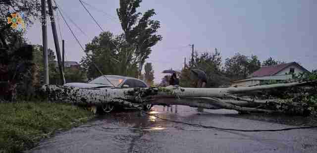 У Кропивницькому ліквідовують наслідки потужного урагану