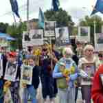 У Києві під посольством РФ відбулася акція протесту «Час не лікує» (фото)