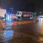 У Львові автобус зіткнувся з автівкою поліції (фото, відео)