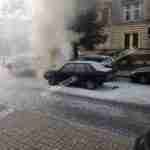 У Львові горів автомобіль (фото, відео)