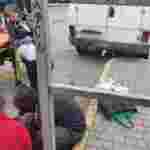 У Львові на зупинці збили жінку (ФОТО 18+)