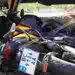 У Львові наїхавши колесом на острівець безпеки загинув мотоцикліст з Винник (фото, відео)
