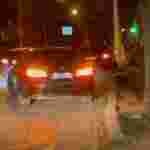 У Львові п’яний водій скоїв ДТП (фото, відео)