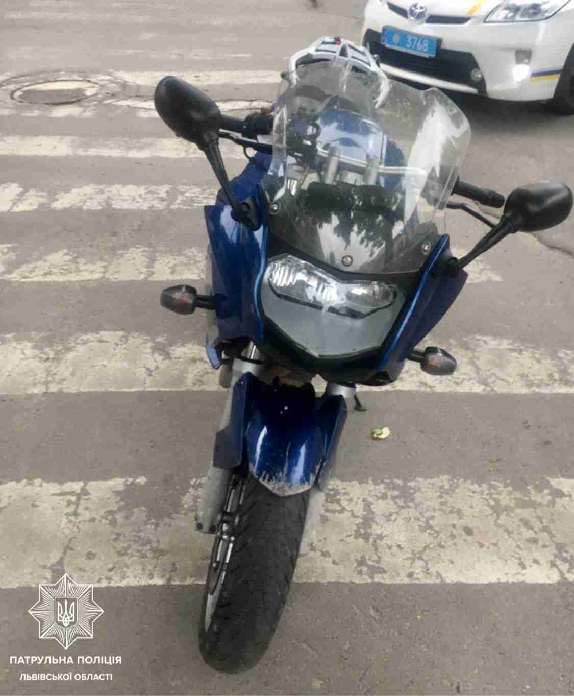 У Львові патрульні виявили викрадений в Італії мотоцикл