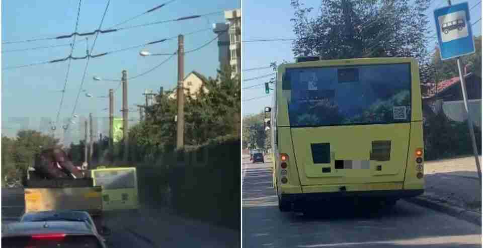 У Львові покарали водія маршрутки, який попався на їзді тротуаром (ФОТО)
