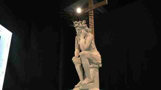 У Львові презентували відреставровану фігуру Скорботного Христа (ФОТО, ВІДЕО)