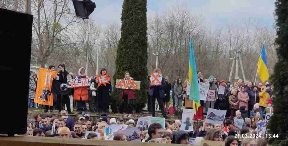 У Львові протестують студенти Української академії друкарства: причина (ВІДЕО, ФОТО)