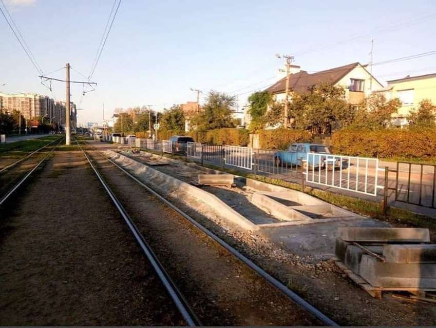 У Львові розпочався ремонт трамвайних колій на вулиці Княгині Ольги